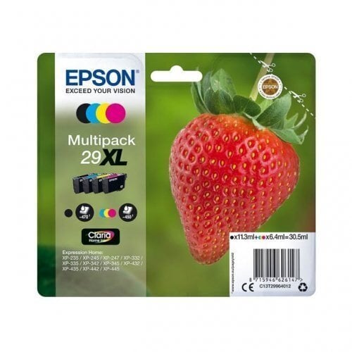 EPSON 29XL Multipack 4-colours Claria hind ja info | Tindiprinteri kassetid | hansapost.ee