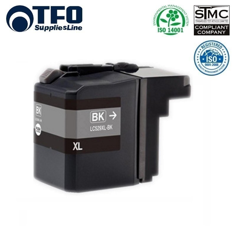 TFO Brother LC529 (LC529XL-BK) Black INK Cartridge 58ml DCP-J100 DCP-J105 MFC-J200 etc HQ Analog цена и информация | Tindiprinteri kassetid | hansapost.ee