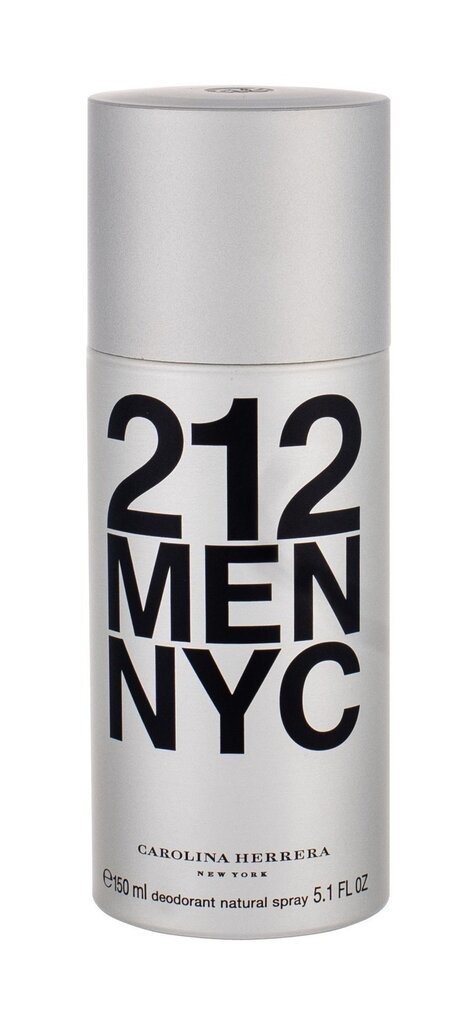 Carolina Herrera 212 NYC Men deodorant meestele 150 ml цена и информация | Dušigeelid ja deodorandid meestele | hansapost.ee
