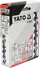 Пильная цепь Yato YT-84951 14" цена и информация | Запчасти для садовой техники | hansapost.ee