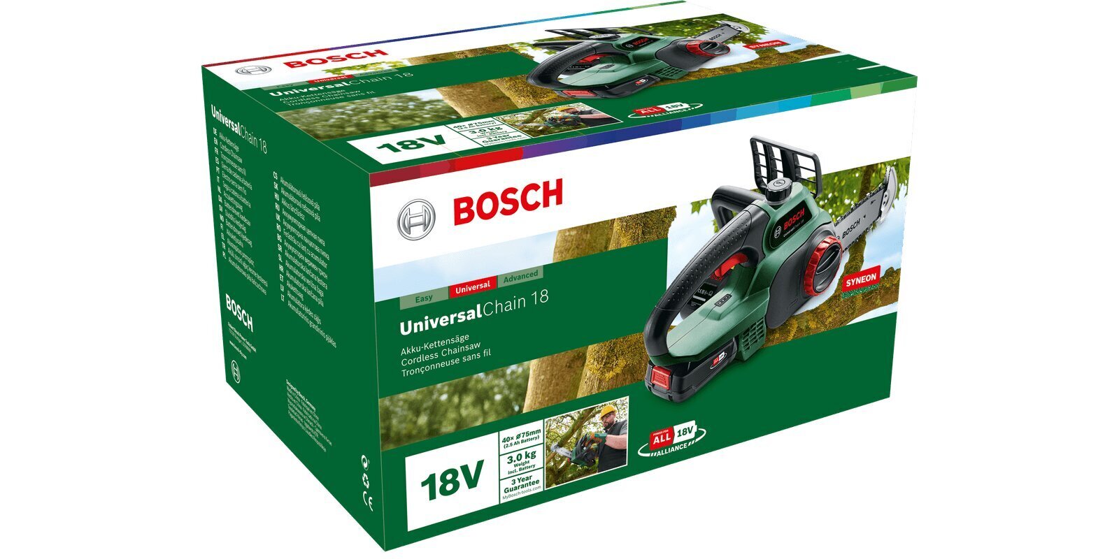 Akutoitega kettsaag Bosch 06008B8000, koos akuga цена и информация | Elektrilised saed, ketassaed ja tarvikud | hansapost.ee