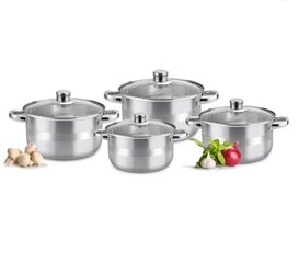 Domotti pottide komplekt Tully, 8-osaline price and information | Pots | hansapost.ee