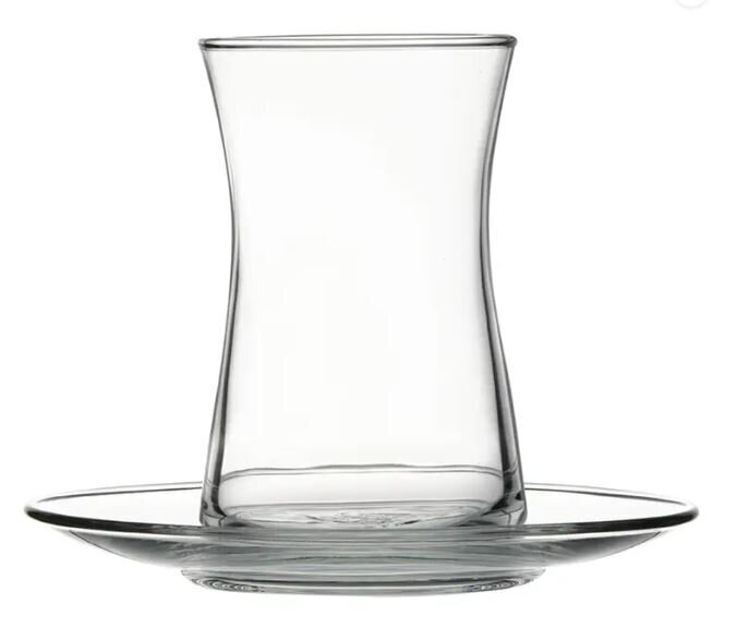 Klaaside ja taldrikute komplekt Pasabahce Heybeli, 8-osaline цена и информация | Klaasid, kruusid ja kannud | hansapost.ee