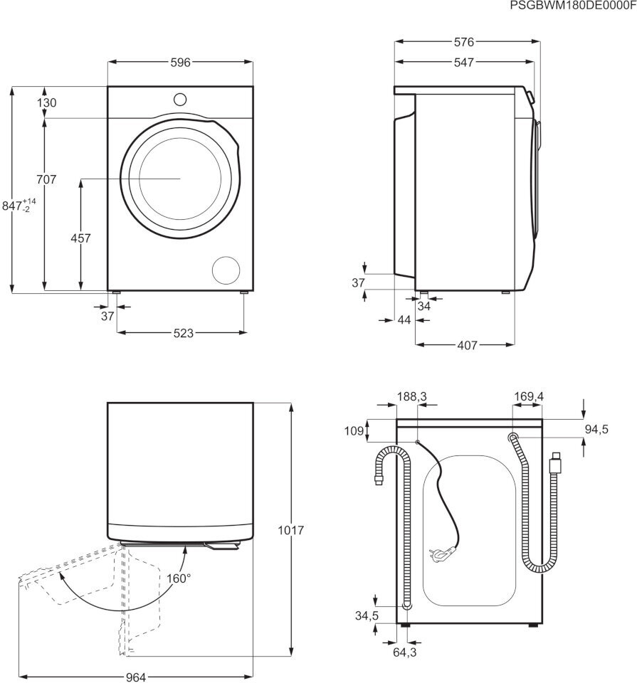 Electrolux EW7W5448E6 PerfectCare 700 цена и информация | Pesumasinad | hansapost.ee