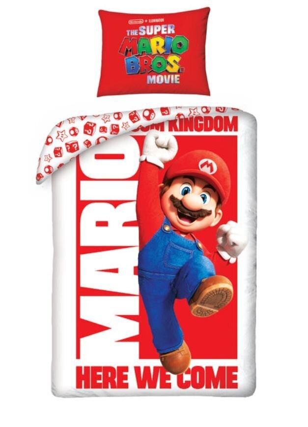 Laste voodipesukomplekt Super Mario 140x200, 2-osaline hind ja info | Laste voodipesu | hansapost.ee