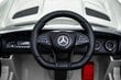 Ühekohaline elektriauto Mercedes GTR AMG 12V, valge hind ja info | Laste elektriautod | hansapost.ee