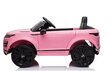 Kahekohaline laste elektriauto Ranger Rover Evoque 12V, roosa цена и информация | Laste elektriautod | hansapost.ee