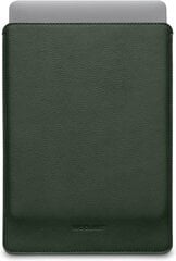 Woolnut kaitseümbris Leather Sleeve 14" MacBook Pro, roheline hind ja info | Sülearvutikotid | hansapost.ee