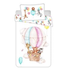 Voodipesukomplekt Animals Flying Balloon Baby, 100x135 cm цена и информация | Постельное белье | hansapost.ee