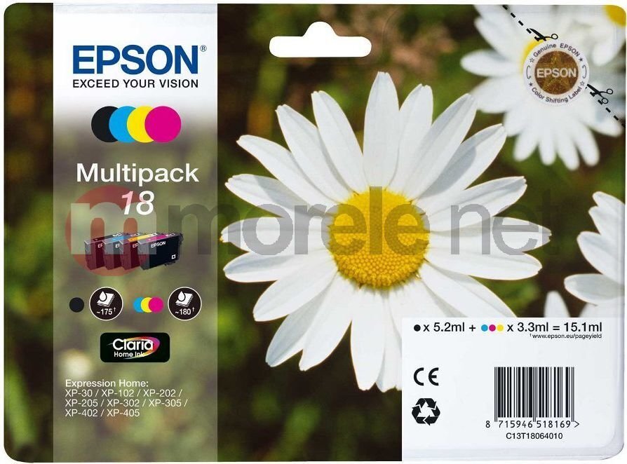 Epson C13T18064010 цена и информация | Tindiprinteri kassetid | hansapost.ee