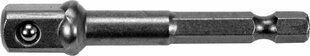 HEX-adapter trellile 1/4",3/8" 65mm 04626 hind ja info | Akutrellid, puurid ja kruvikeerajad | hansapost.ee