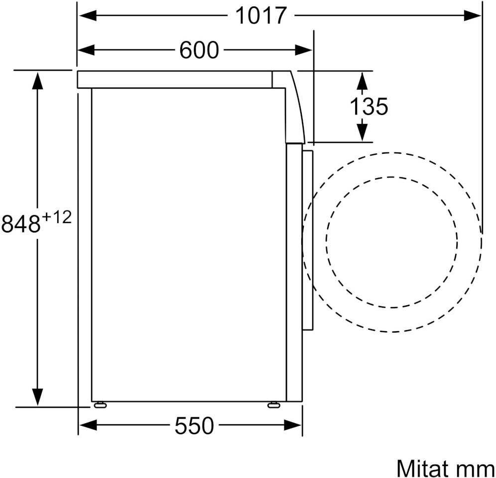 Bosch WAN282I6SN hind ja info | Pesumasinad | hansapost.ee