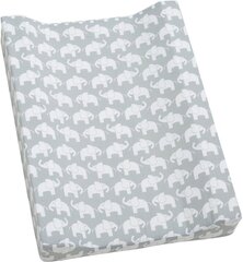 Доска для пеленания Rätt Start Elephant, серая, 49 x 66 см. цена и информация | Пеленальные доски и пеленки | hansapost.ee