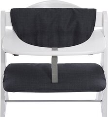 Подушка для стульчика для кормления Hauck Deluxe, Melange Charcoal цена и информация | Обеденные стулья | hansapost.ee