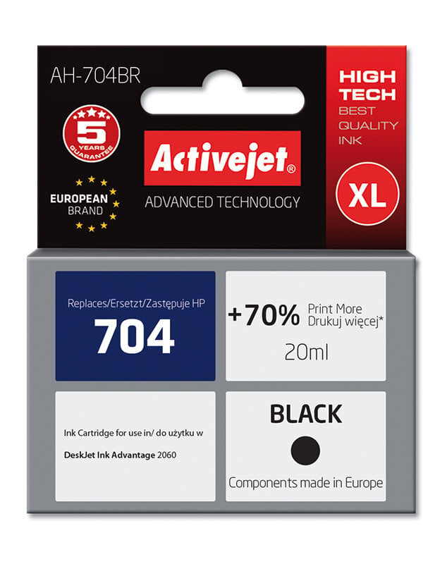 Activejet AH704BR hind ja info | Tindiprinteri kassetid | hansapost.ee