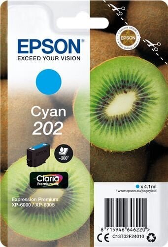 Ühilduv Tindikassett Epson C13T02F (4,1 ml): Värvus - Tsüaan цена и информация | Tindiprinteri kassetid | hansapost.ee