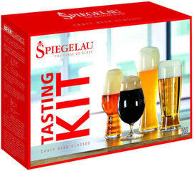 Spiegelau Craft Beer Classics Tasting Kit õllepokaalide komplekt цена и информация | Стаканы, фужеры, кувшины | hansapost.ee