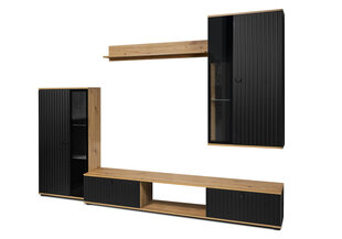 Комплект мебели для гостиной ADRK Salia, коричневый/черный цвет цена и информация | Секции | hansapost.ee