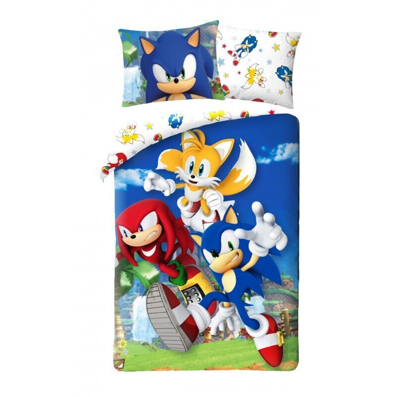 Laste voodipesukomplekt Sonic, 160x200, 2-osaline hind ja info | Laste voodipesu | hansapost.ee