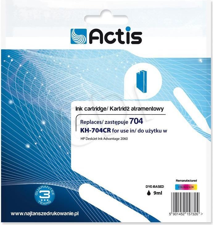 Actis KH-704CR hind ja info | Tindiprinteri kassetid | hansapost.ee