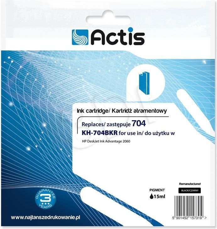Actis KH-704BKR цена и информация | Tindiprinteri kassetid | hansapost.ee