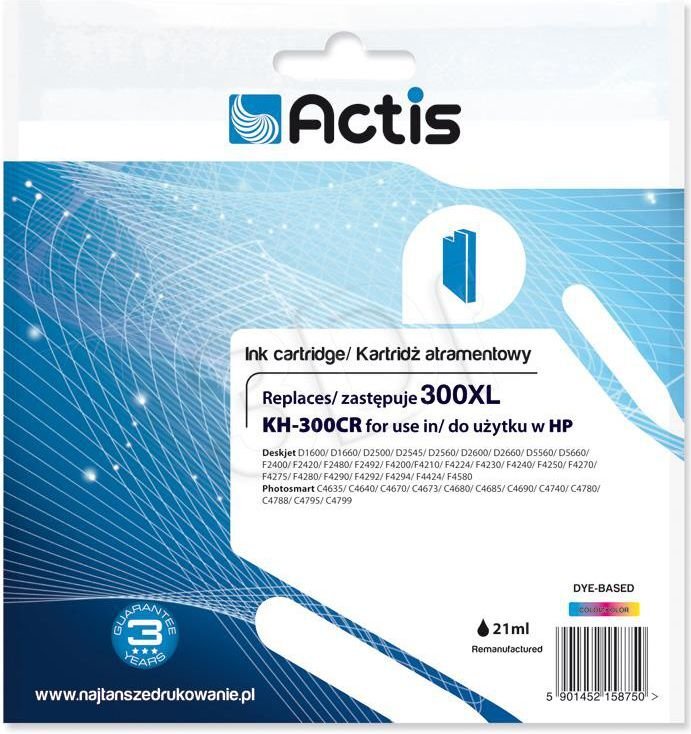 Actis KH-300CR цена и информация | Tindiprinteri kassetid | hansapost.ee