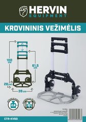 Kaubakäru Hervin CTR-KV60 hind ja info | Käsitööriistad | hansapost.ee