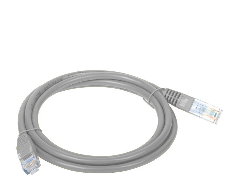 Võrgukaabel Alantec KKU5SZA2 network cable 0.5 m Cat5e U/UTP (UTP) Gray цена и информация | Juhtmed ja kaablid | hansapost.ee