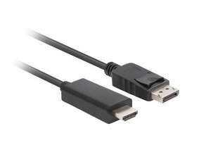 DisplayPort-HDMI Kaabel Lanberg CA-DPHD-11CC-0030-BK 3 m hind ja info | Juhtmed ja kaablid | hansapost.ee