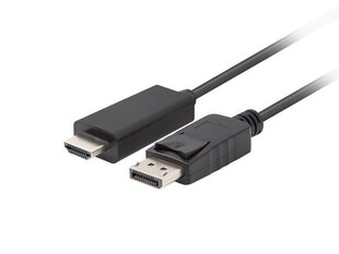 DisplayPort-HDMI Kaabel Lanberg CA-DPHD-11CC-0030-BK 3 m hind ja info | Juhtmed ja kaablid | hansapost.ee