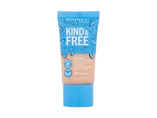 Основа для макияжа Rimmel London Kind y Free Skin Tint Foundation 150-Rose Vanilla, 30 мл цена и информация | Пудры, базы под макияж | hansapost.ee
