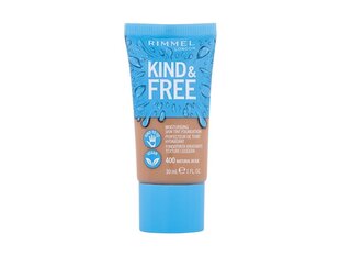 Jumestuskreem Rimmel London Kind & Free 400-natural beige (30 ml) hind ja info | Jumestuskreemid ja puudrid | hansapost.ee