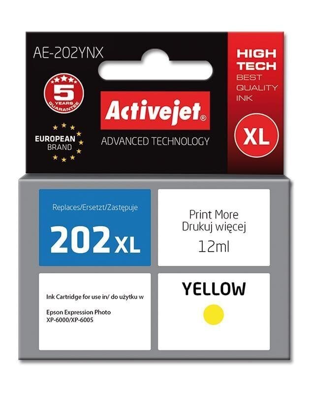 Activejet AE-202YNX hind ja info | Tindiprinteri kassetid | hansapost.ee