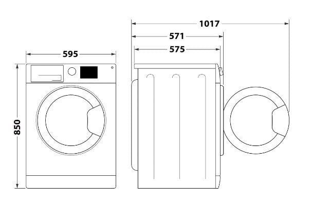 Whirlpool FFS 7259 B EE цена и информация | Pesumasinad | hansapost.ee