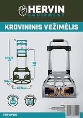 Kaubakäru Hervin CTR-KV100 hind ja info | Käsitööriistad | hansapost.ee
