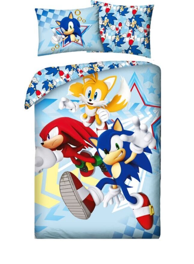 Laste voodipesukomplekt Sonic, 140x200, 2-osaline hind ja info | Laste voodipesu | hansapost.ee