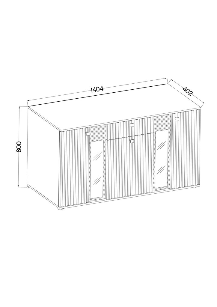 Kummut ADRK Salia, hall/must price and information | Kummutid | hansapost.ee