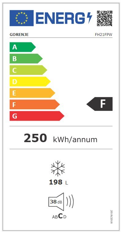 Gorenje FH21FPW цена и информация | Sügavkülmikud, külmakirstud | hansapost.ee