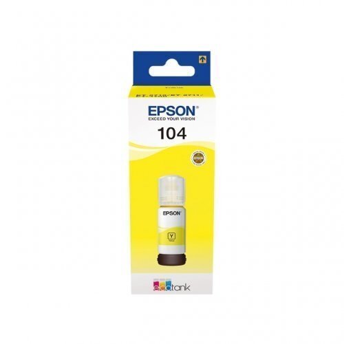 EPSON 104 EcoTank Yellow ink bottle (WE) цена и информация | Tindiprinteri kassetid | hansapost.ee