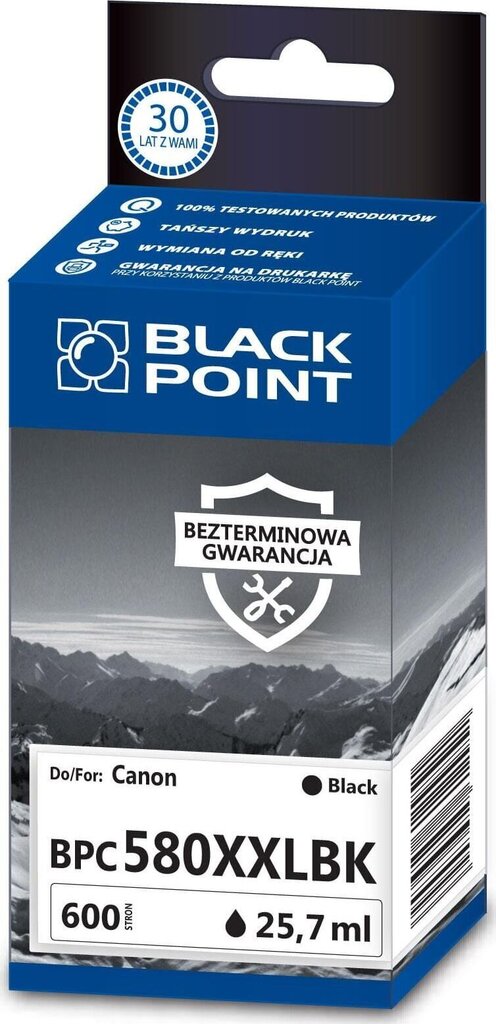 Black Point BPC580XXLBK, must цена и информация | Tindiprinteri kassetid | hansapost.ee