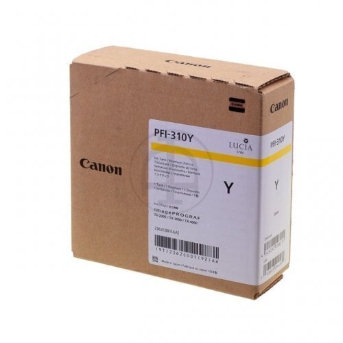 Canon pfi-310 kollane 330ml цена и информация | Tindiprinteri kassetid | hansapost.ee