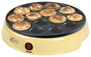 Minipannkookide küpsetusmasin Bestron Poffertjes APFM700SD 800W, kollane цена и информация | Вафельницы и электрические блинницы | hansapost.ee