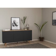 Комод Tenzo Amelia, черный цена и информация | Tenzo Мебель и домашний интерьер | hansapost.ee
