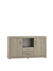 Комод ADRK Furniture Bahar, 160x40x90 см, коричневый цвет цена и информация | Комоды | hansapost.ee