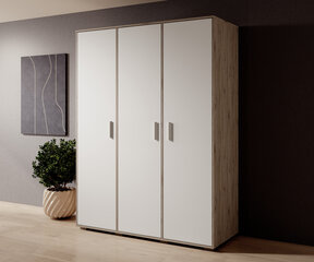 Шкаф ADRK Furniture Atun, коричневый/белый цвет цена и информация | Шкафы | hansapost.ee
