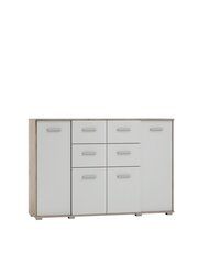 Комод ADRK Furniture 4D4SZ Atun, коричневый/белый цвет цена и информация | Комоды | hansapost.ee