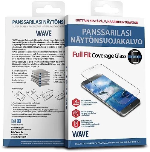 Wave Full Fit Coverage Glass цена и информация | Ekraani kaitseklaasid ja kaitsekiled | hansapost.ee