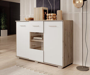 Комод ADRK Furniture 3D Atun, коричневый/белый цвет цена и информация | Комоды | hansapost.ee