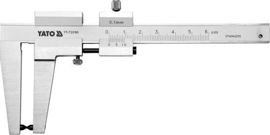 Nihik piduriketaste paksuse mõõtmiseks 0-60mm YT-72090 цена и информация | Käsitööriistad | hansapost.ee