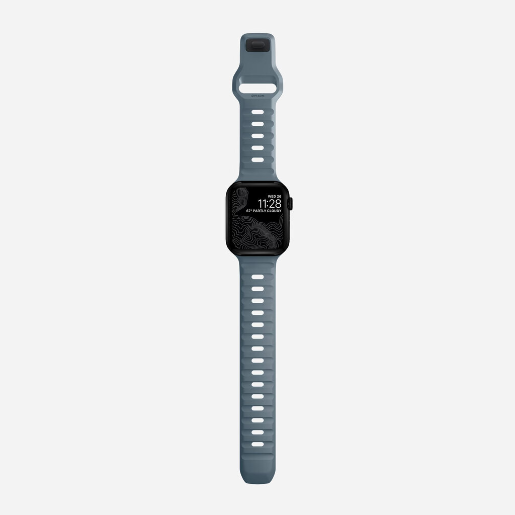 Nomad kellarihm Sport Strap, Apple Watch 49/45/44/42mm, meresinine цена и информация | Nutikellade aksessuaarid ja tarvikud | hansapost.ee